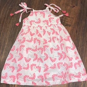 Almirah Bohemian Palm Leaf Print Dress w/ Tassels